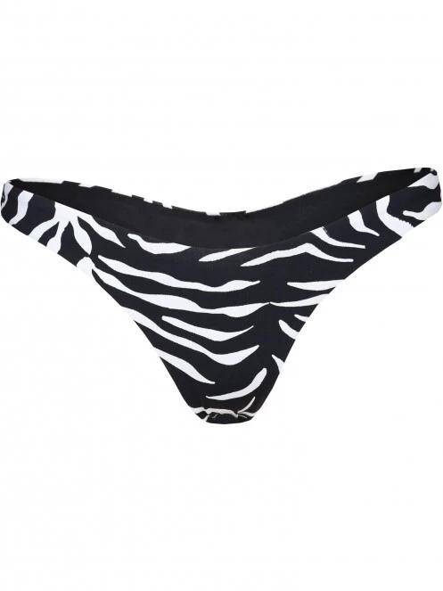 Fundango Madison High Cut Bottoms női bikini alsó fekete Dockyard