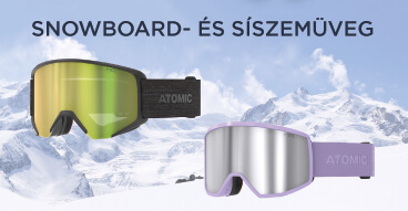 Snowboard- és síszemüveg