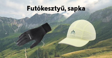 Futókesztyű, sapka