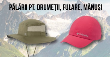 Pălării pt. drumeții, fulare, mănuși