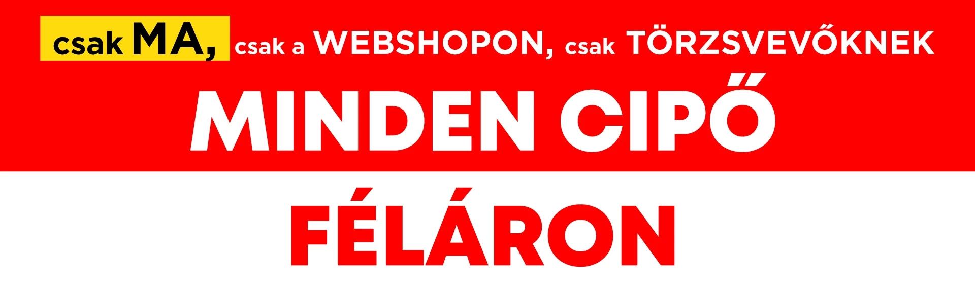 Minden cipő féláron