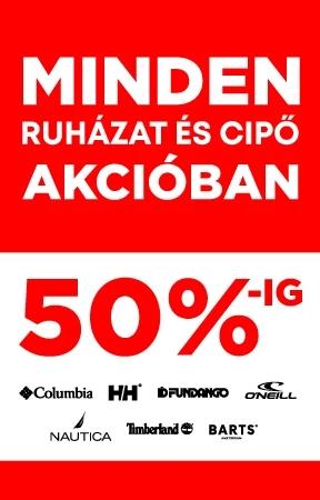 Minden akcióban -50%-ig