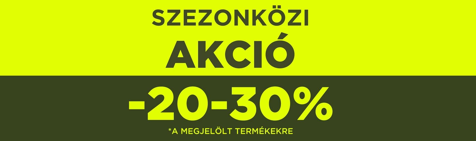 Szezonközi akció