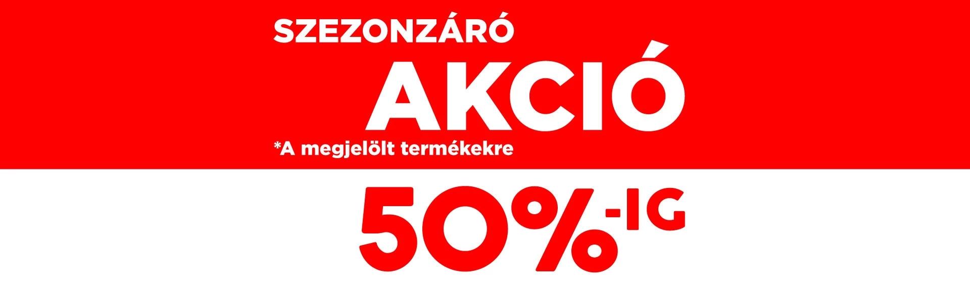 Szezonzáró akció
