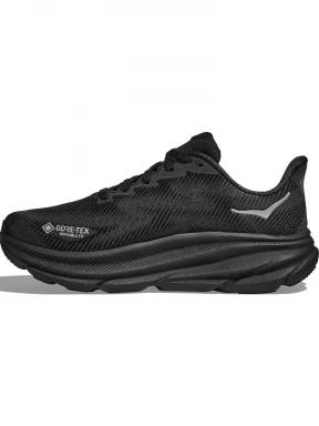 Hoka Clifton 9 GTX női aszfalt futócipő fekete színben 3