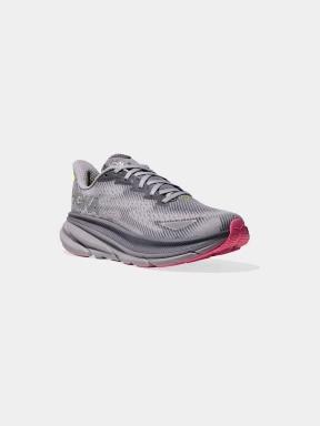 Hoka Clifton 9 GTX női aszfalt futócipő szürke színben 1