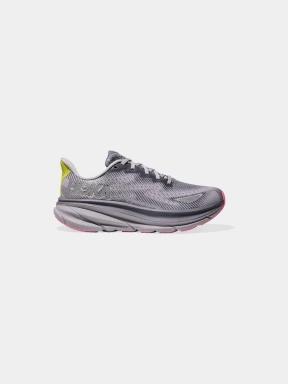 Hoka Clifton 9 GTX női aszfalt futócipő szürke színben 3