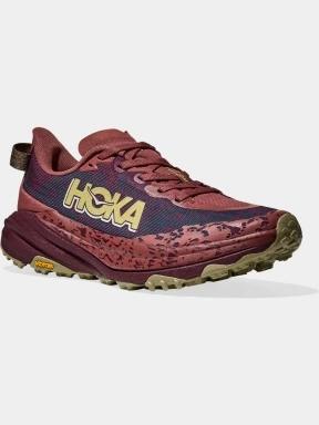 Hoka Speedgoat 6 női terepfutó cipő bordó színben 1