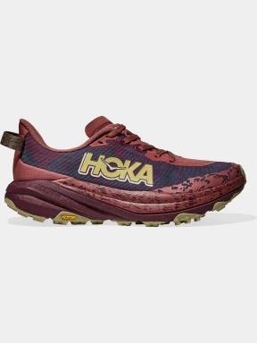 Hoka Speedgoat 6 női terepfutó cipő bordó színben 3