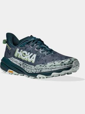 Hoka Speedgoat 6 GTX férfi terepfutó cipő zöld színben 1