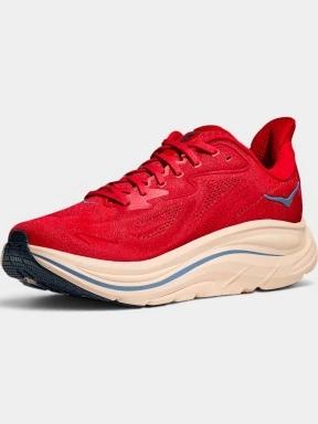 Hoka Clifton 10 férfi aszfalt futócipő piros színben 3