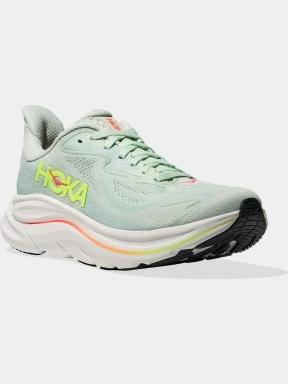 Hoka Clifton 10 női aszfalt futócipő világoszöld színben 1