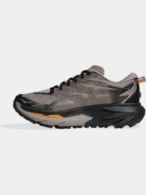 Hoka Mafate 5 férfi terepfutó cipő szürke színben 3