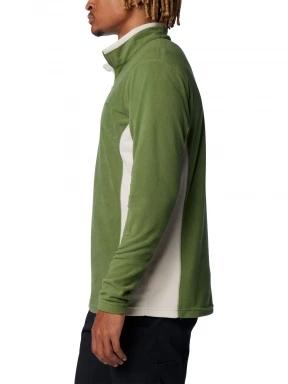 Columbia Klamath Range II Half Zip férfi polár pulóver zöld színben 3