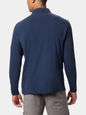 Columbia Klamath Range II Half Zip férfi polár pulóver kék színben 3