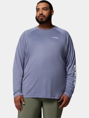 Columbia Terminal Tackle Long Sleeve Shirt férfi hosszú ujjú sport póló lila színben 1