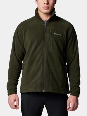 Columbia Fast Trek II Full Zip Fleece férfi polár pulóver zöld színben 1