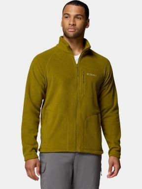 Columbia Fast Trek II Full Zip Fleece férfi polár pulóver zöld színben 1