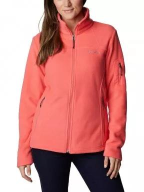 Columbia Fast Trek II Jacket női polár pulóver rózsaszín színben 1