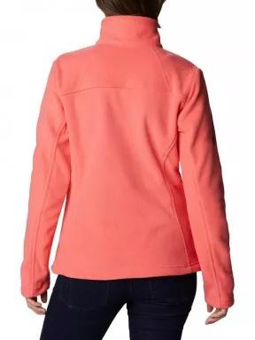 Columbia Fast Trek II Jacket női polár pulóver rózsaszín színben 3