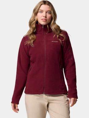 Columbia Fast Trek II Jacket női polár pulóver piros színben 1
