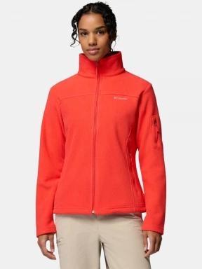 Columbia Fast Trek II Jacket női polár pulóver piros színben 1