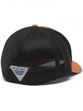 Columbia PFG Logo Mesh Ball Cap női baseball sapka narancssárga színben 3