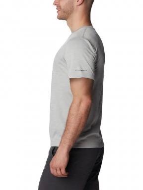 Columbia Zero Rules Short Sleeve Graphic Shirt férfi rövid ujjú sport póló szürke színben 3