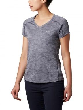 Columbia Zero Rules Short Sleeve Shirt női rövid ujjú sport póló kék színben 1