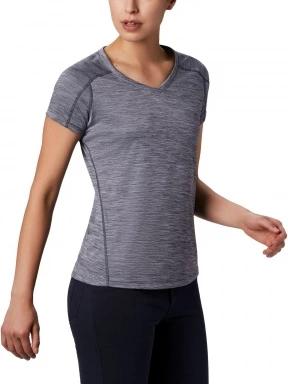 Columbia Zero Rules Short Sleeve Shirt női rövid ujjú sport póló kék színben 3