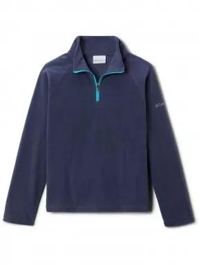 Columbia Glacial Fleece Half Zip polár pulóver kék színben 1