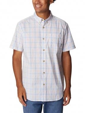 Columbia Rapid Rivers II Short Sleeve Shirt férfi rövid ujjú ing kék színben 1