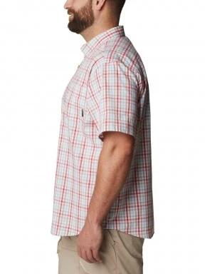 Columbia Rapi Rivers II Short Sleeve Shirt férfi rövid ujjú ing piros színben 3