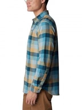 Columbia Cornell Woods Flannel Long Sleeve Shirt férfi hosszú ujjú ing kék színben 3