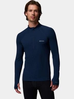 Columbia Midweight Stretch Long Sleeve Half Zip férfi aláöltöző felső sötétkék színben 1