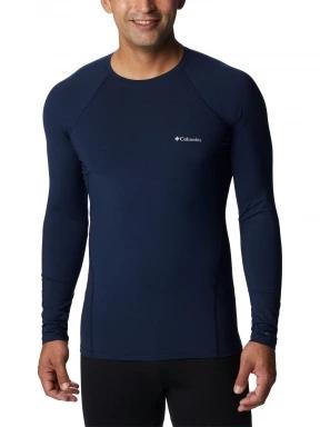 Columbia Midweight Stretch Long Sleeve Top férfi aláöltöző felső kék színben 1