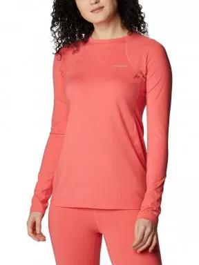 Columbia Midweight Stretch Long Sleeve Top női aláöltöző felső rózsaszín színben 1