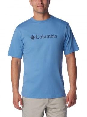 Columbia CSC Basic Logo Tee férfi rövid ujjú póló kék színben 1