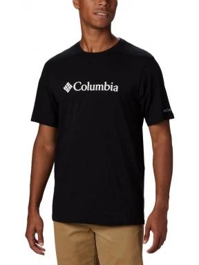 Columbia CSC Basic Logo Tee férfi rövid ujjú póló fekete színben 1