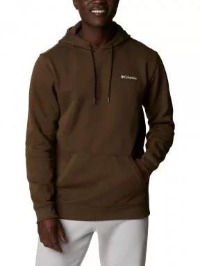Columbia Csc Basic Logo II Hoodie férfi kapucnis pulóver zöld színben 1