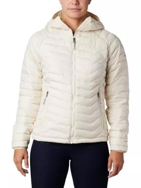 Columbia Powder Lite Hooded Jacket női átmeneti kabát homok színben 1