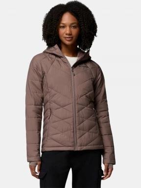 Columbia Heavenly Hooded Jacket női átmeneti kabát barna színben 1