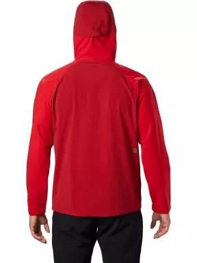 Mountain Hardwear Strech Ozonic Jacket férfi héjkabát piros színben 3