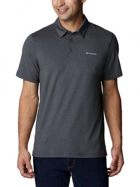 Columbia Tech Trail Polo férfi galléros póló szürke színben 1