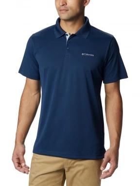 Columbia Utilizer Polo férfi galléros póló sötétkék színben 1