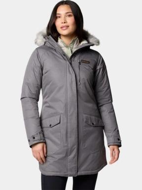 Columbia Suttle Mountain Long Insulated Jacket női télikabát szürke színben 1