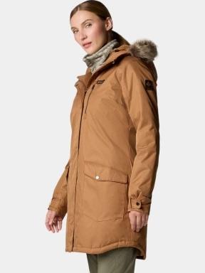 Columbia Suttle Mountain Long Insulated Jacket női télikabát barna színben 3