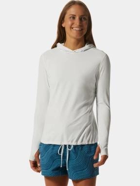 Mountain Hardwear Crater Lake Long Sleeve Hoody női hosszú ujjú sport póló szürke színben 1