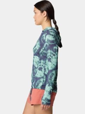 Mountain Hardwear Crater Lake Long Sleeve Hoody női hosszú ujjú sport póló kék színben 3