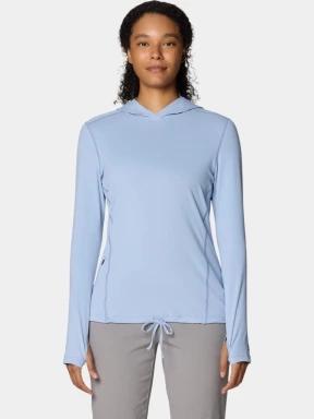 Mountain Hardwear Crater Lake Long Sleeve Hoody női hosszú ujjú sport póló kék színben 1